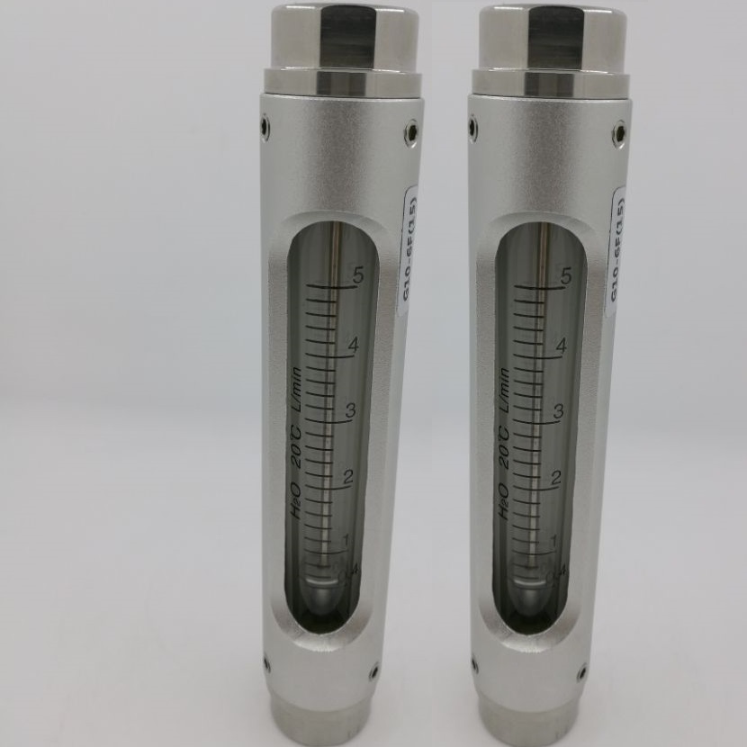 G10-6F微小玻璃转子流量计,1/4不锈钢内螺纹,总长200mm,流量计