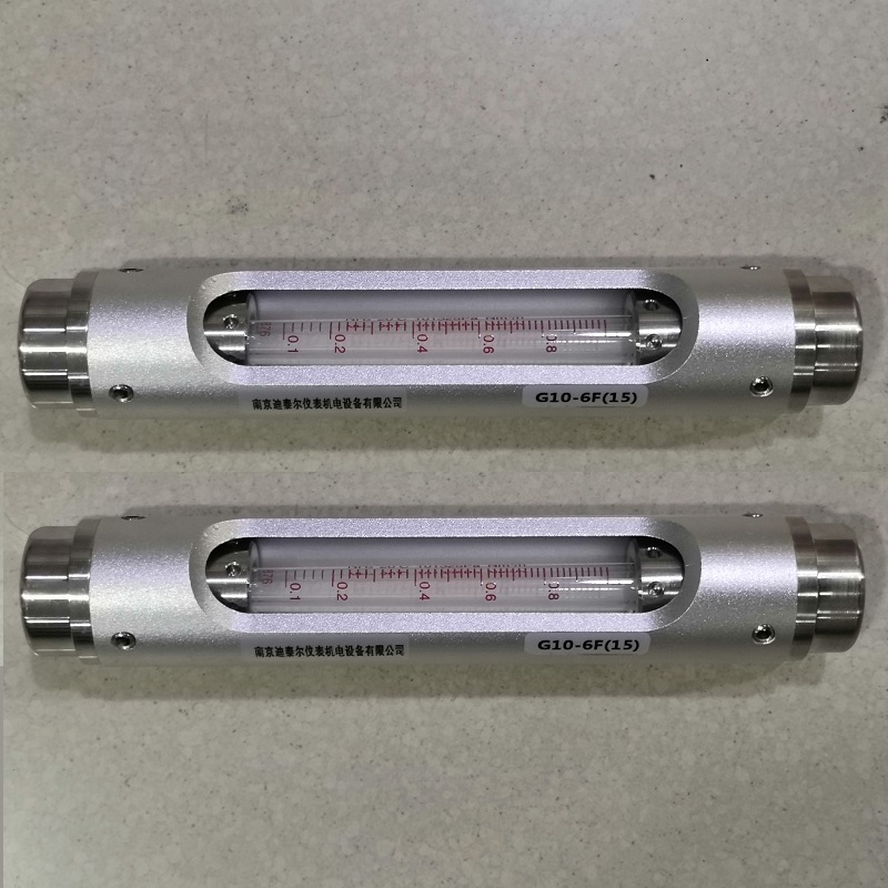 G10-6F微小玻璃转子流量计 1/4不锈钢内螺纹 总长200mm,流量计