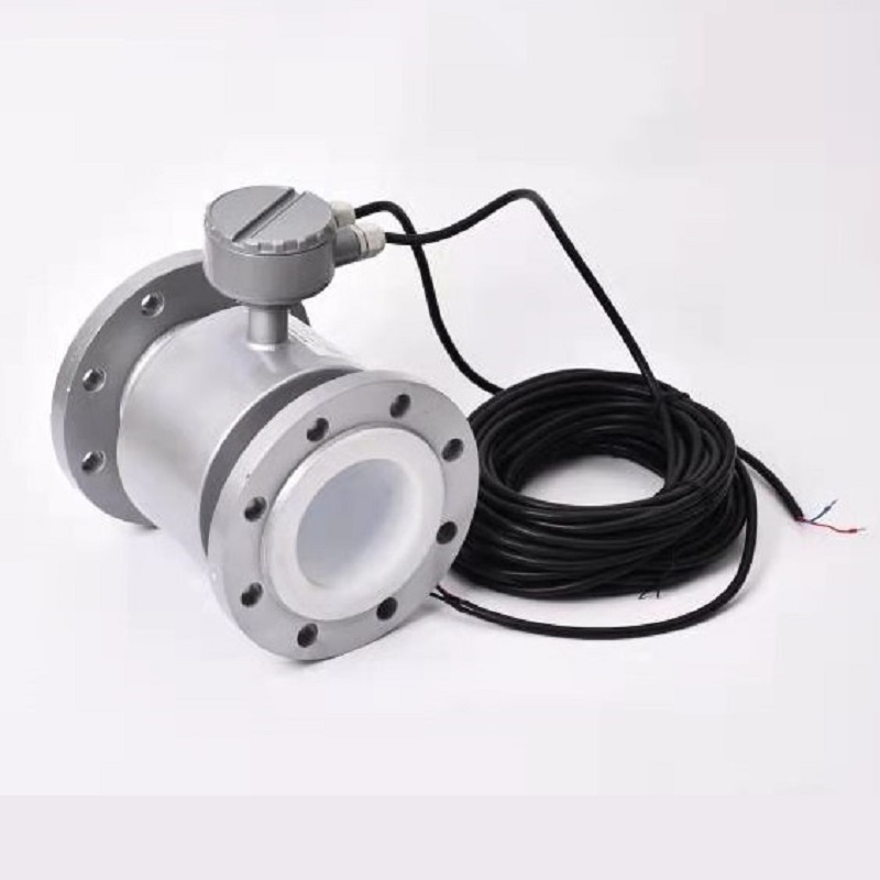 电磁流量计DN20/分体型/内衬四氟/脉冲信号/4-20mA信号远传流量计