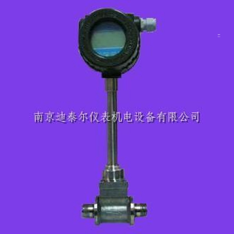 推荐LUGB-2403P2迪泰尔涡街流量计,螺纹连接不锈钢现场显示流量计