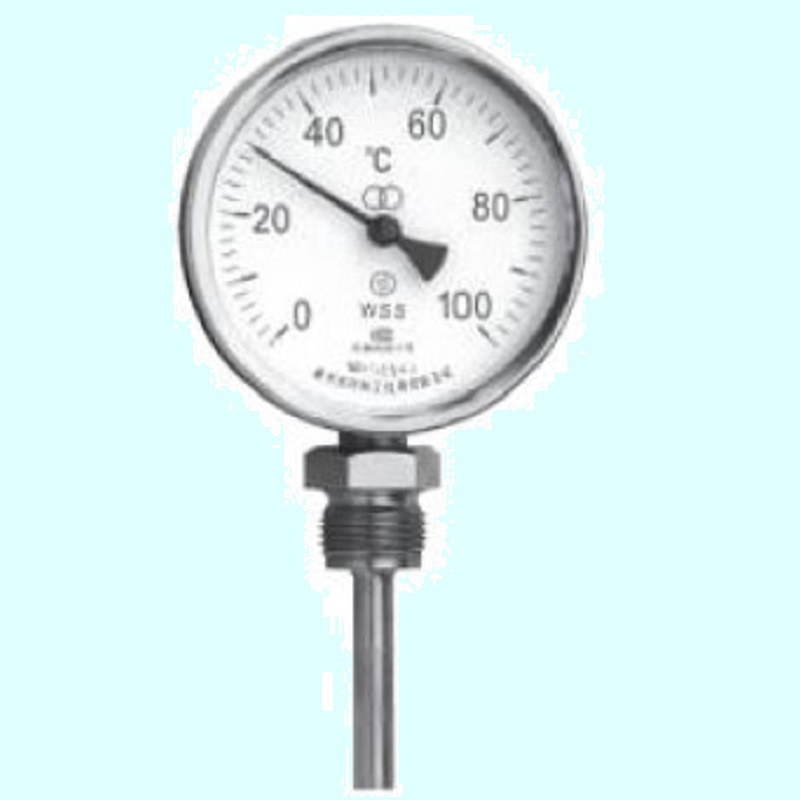 常州双环双金属温度计WSS311径向,表面60mm,100℃,150℃,200℃