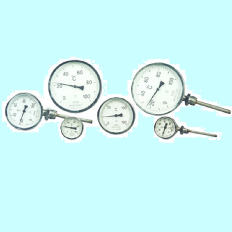 常州双环双金属温度计WSS301轴向,表面60mm,100℃,150℃,200℃