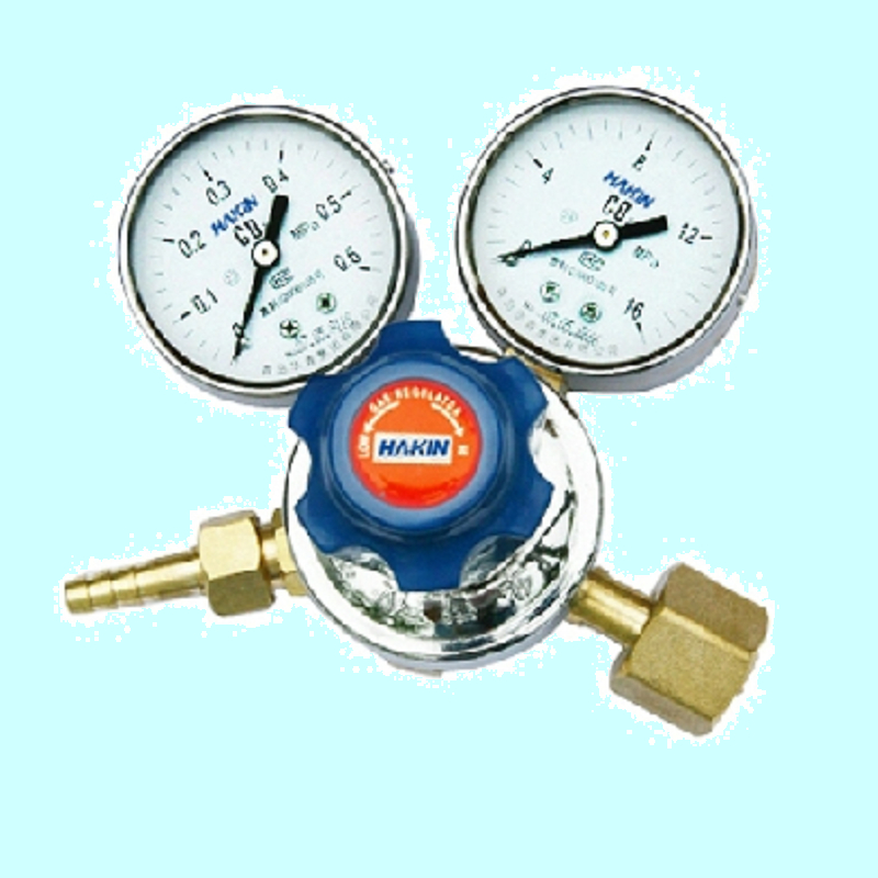YQT-03二氧化碳减压器 低压0.6Mpa 高压16Mpa 全铜 青岛华青仪表