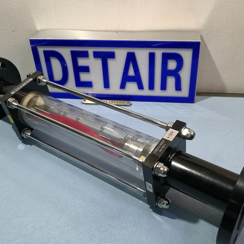 常州双环热工LZB-40/LZJ-40玻璃转子流量计 法兰式液体气体浮子流量计