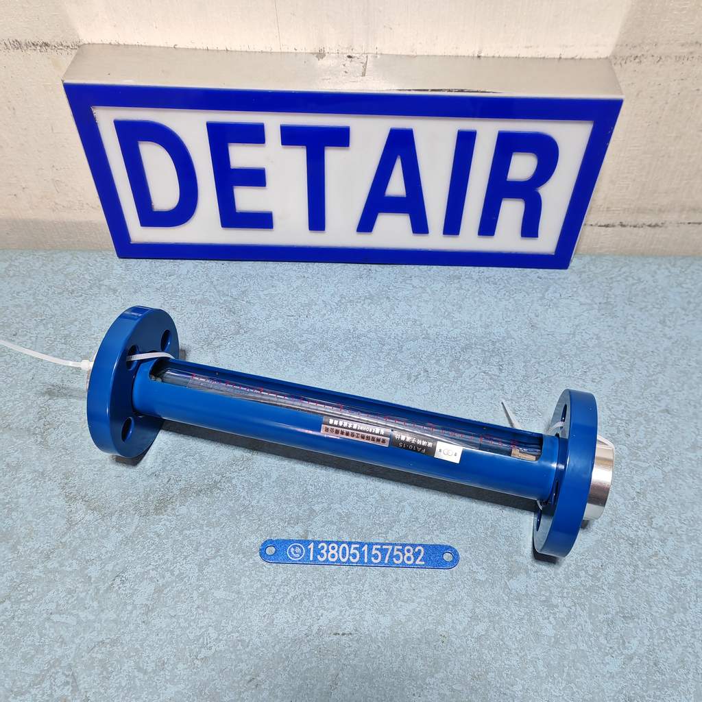 常州双环FA10-15F防腐玻璃转子流量计,DN15活动法兰 防腐玻璃管浮子流量计